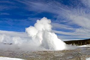 Images Dated 13th February 2011: Yellowstone National Park - geyser of the lower