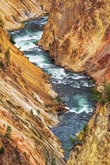 Wyoming Gallery: The Yellowstone River in the Grand Canyon of